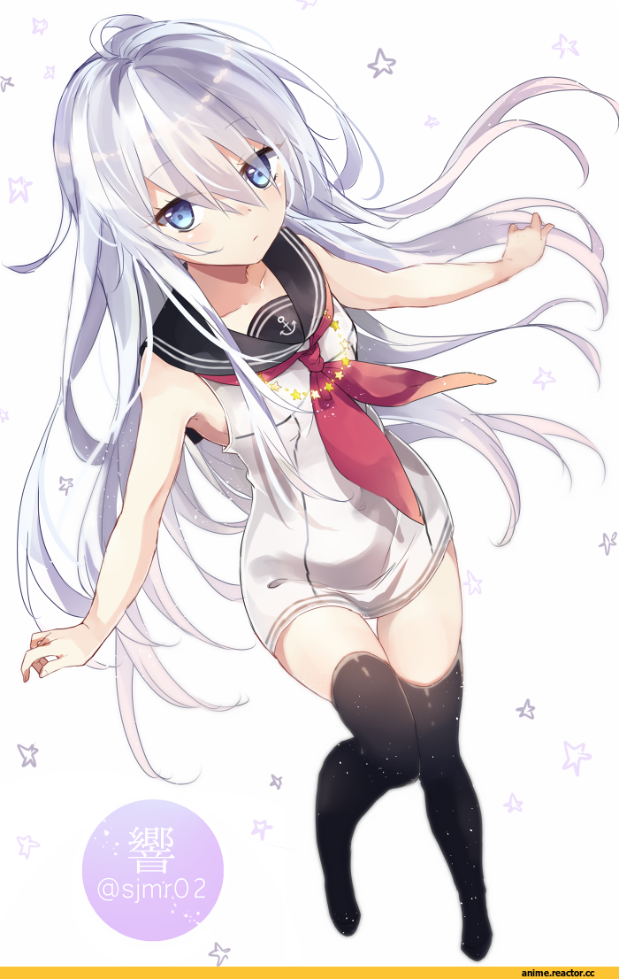 Hibiki (Kantai Collection), Kantai Collection, Anime Art, shijima (sjmr02), Anime