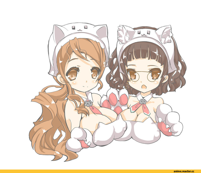 Roma (Kantai Collection), Kantai Collection, Littorio (Kantai Collection), nekomimi, Animal Ears, Anime Art, Anime