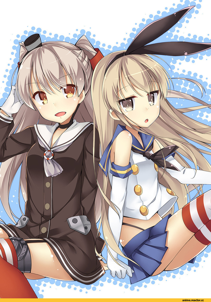 Shimakaze, Kantai Collection, amatsukaze, amemiya ruki, Anime