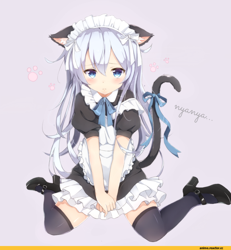 Hibiki (Kantai Collection), Kantai Collection, Неко, Animal Ears, Anime