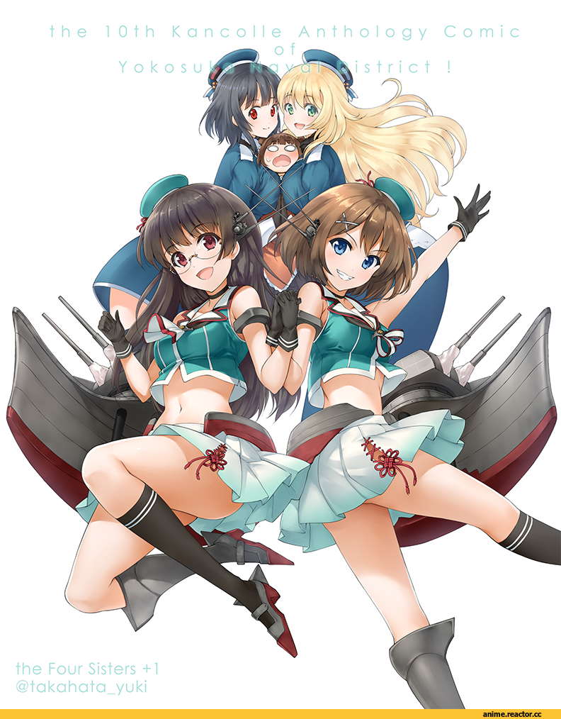 Maya (Kantai Collection), Kantai Collection, Naka (Kantai Collection), Atago (Kantai Collection), Takao (Kantai Collection), Anime