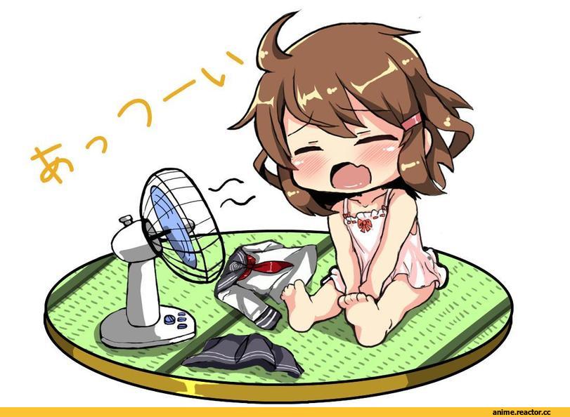 Ikazuchi, Kantai Collection, Anime Art, oshiruko (uminekotei), Anime