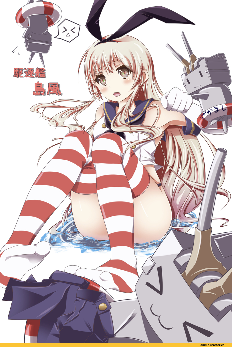 Shimakaze, Kantai Collection, Yuri Pekko, Anime Art, Anime