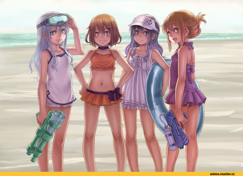 Kantai Collection, Akatsuki, Ikazuchi, Inazuma (Kantai Collection), Hibiki (Kantai Collection), kosai takayuki, Anime