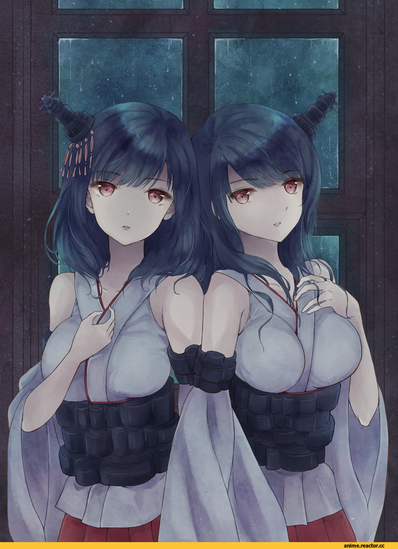 nagidango, Fusou, Kantai Collection, Yamashiro, Anime