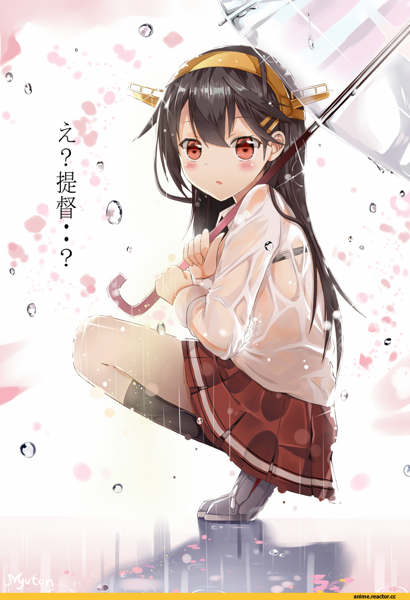 Haruna (Kantai Collection), Kantai Collection, myuton, Anime Art, Anime