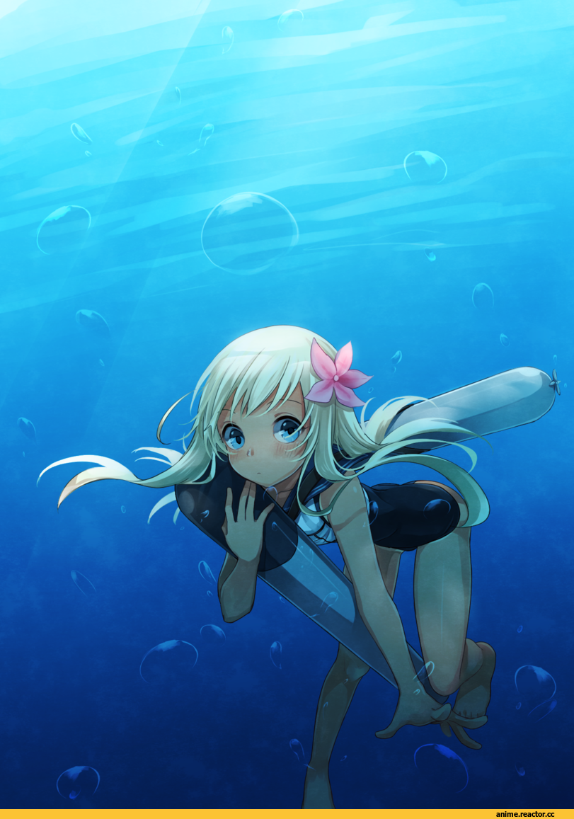 Ro-500 (Kantai Collection), Kantai Collection, neku (nagisaniigawa), Anime