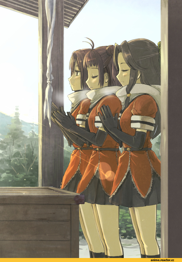Jintsuu (Kantai Collection), Kantai Collection, Naka (Kantai Collection), Sendai (Kantai Collection), kou1, Anime