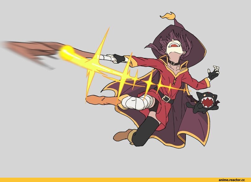 KonoSuba, ToAru, crossover, бонус в комментах, Megumin, Aqua (KonoSuba), Index, Misaka Mikoto, Anime