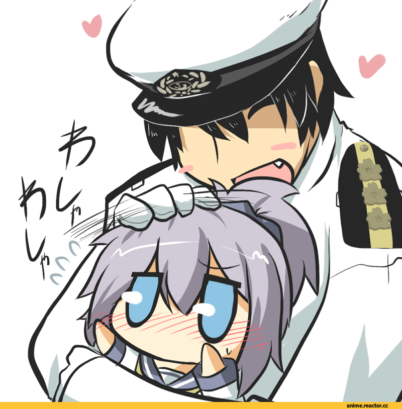 Aoba (Kantai Collection), Kantai Collection, Admiral (Kantai Collection), чиби, Anime