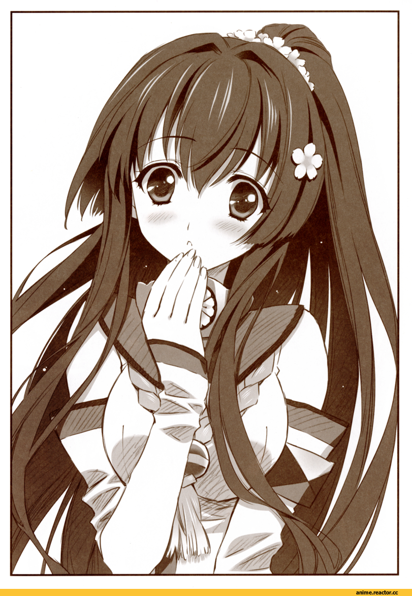 Carnelian, Anime Art, Yamato (Kantai Collection), Kantai Collection, Monochrome (Anime), Anime