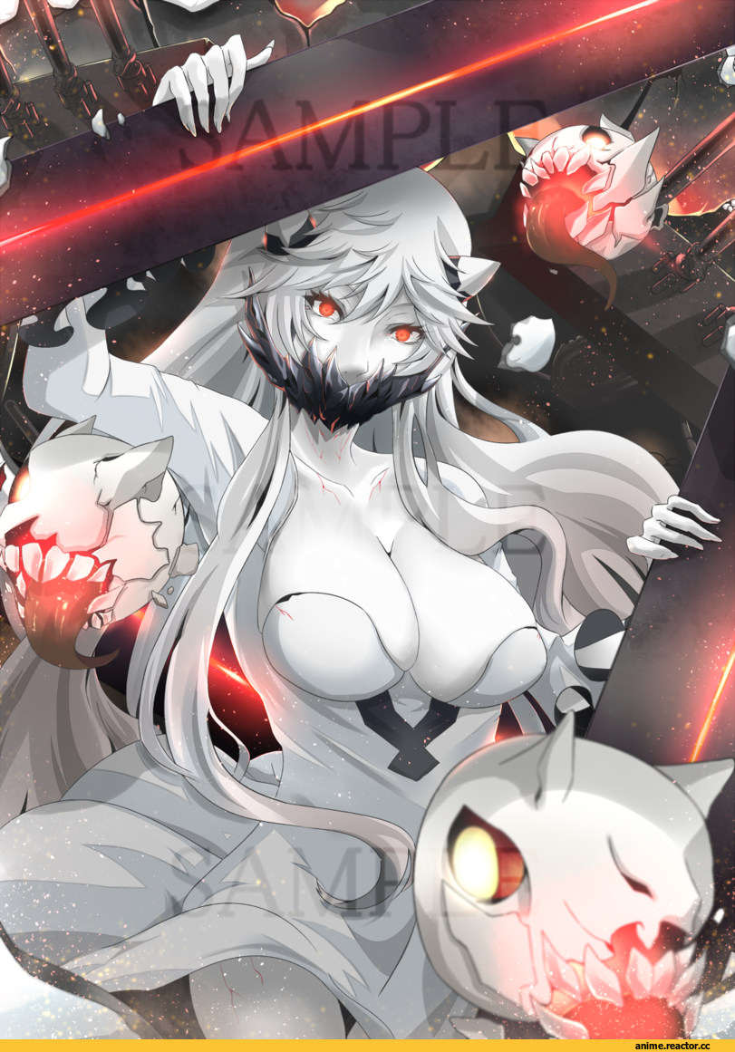Midway Hime, Kantai Collection, Shinkaisei-kan, Anime Art, endou (zettai bluenoid), Anime