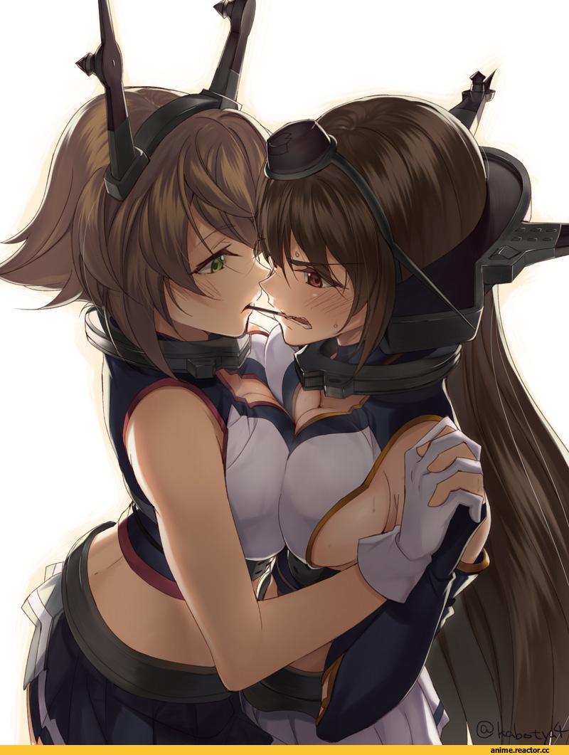 Anime Art, Kabocha, Kantai Collection, Mutsu, Nagato (Kantai Collection), Shoujo Ai, Anime