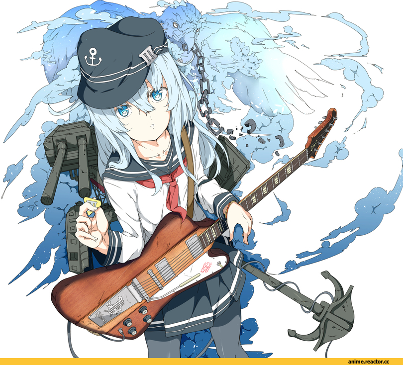 Anime Art, Ninimo Nimo, Kantai Collection, Hibiki (Kantai Collection), Anime