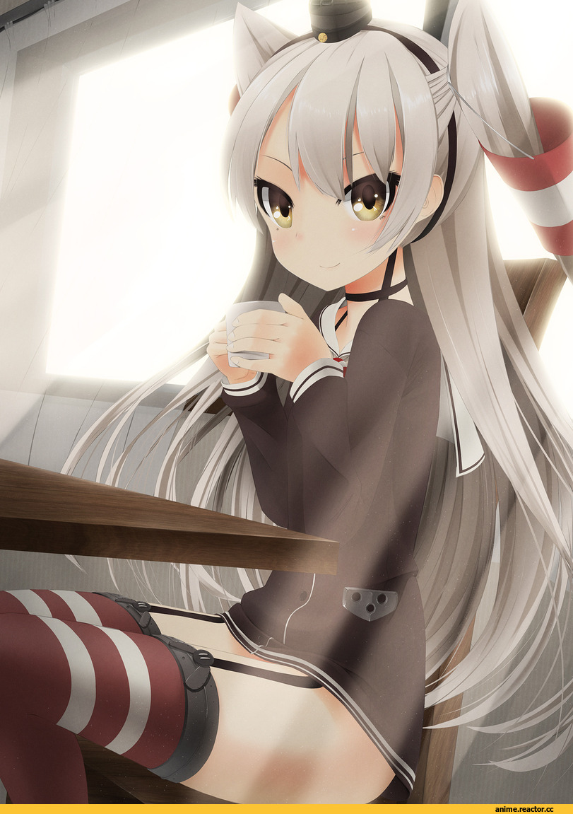 Amatsukaze (Kantai Collection), Kantai Collection, Nekobaka, Anime Art, Anime