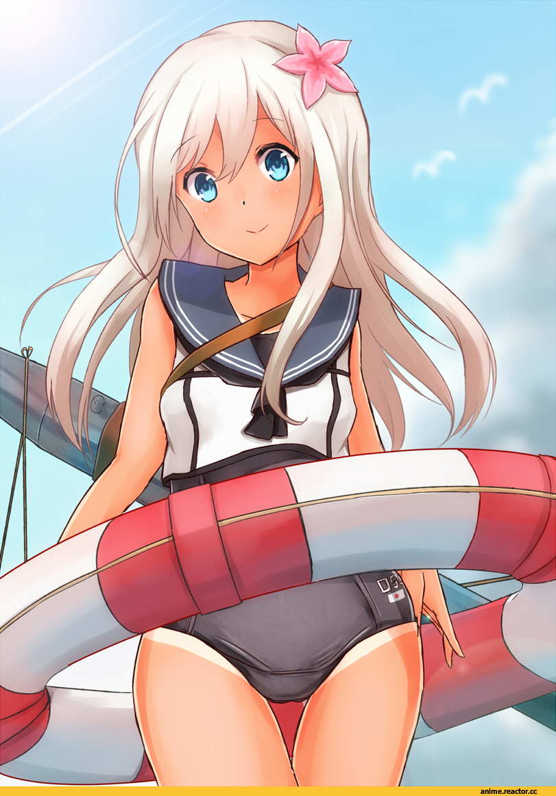 Ro-500 (Kantai Collection), Kantai Collection, Anime Art, hinauri (nurupon), Anime