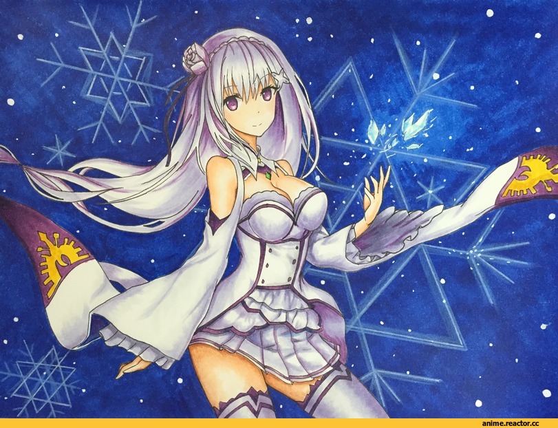 Re Zero Kara Hajimeru Isekai Seikatsu, Emilia (re zero), kurehashido, Anime