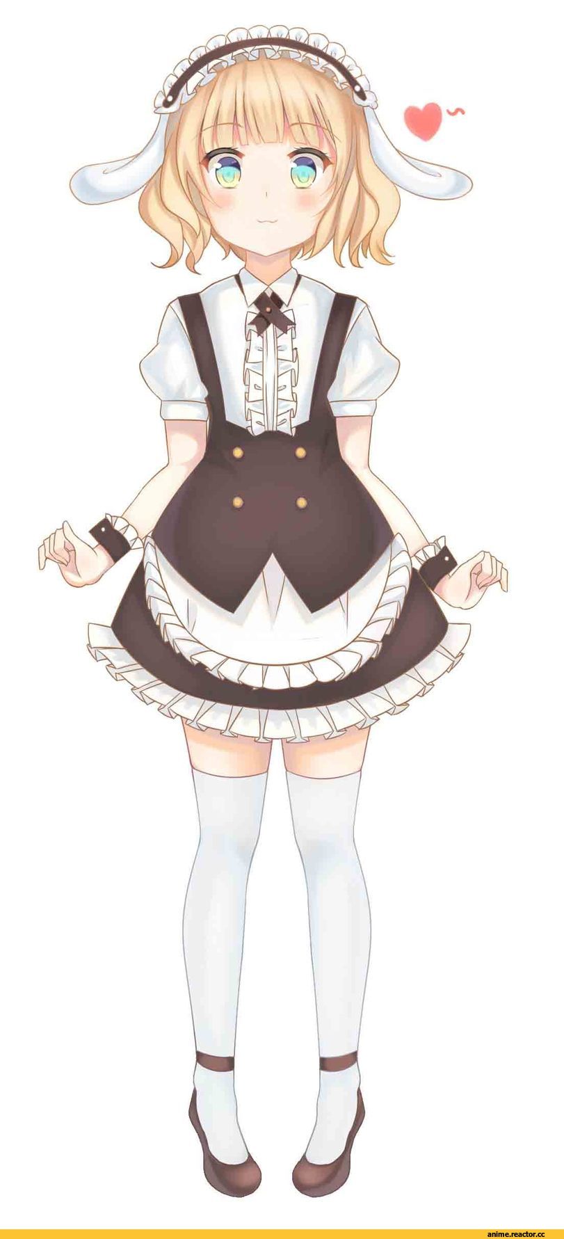 Gochuumon wa Usagi Desu ka?, kirima sharo, dai dai maomotame, Anime Art, Animal Ears, Usagimimi, Maid, Anime