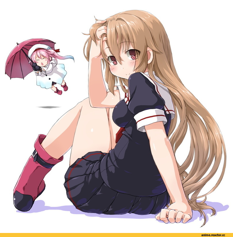 Anime Art, dd (ijigendd), Kantai Collection, Murasame (Kantai Collection), Harusame (Kantai Collection), Anime