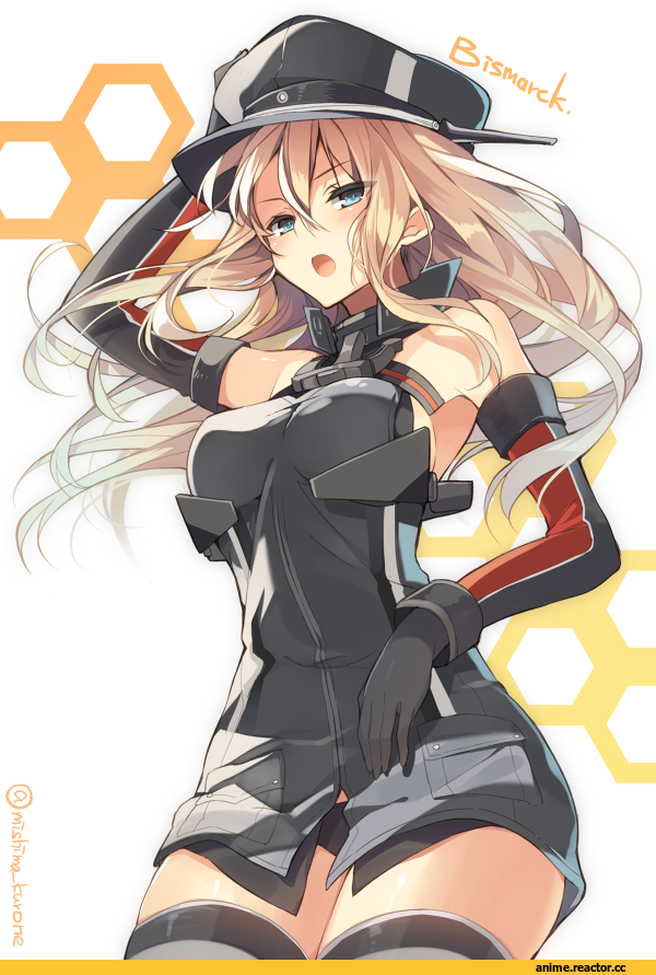 Mishima Kurone, Anime Art, Bismarck (Kantai Collection), Kantai Collection, Anime