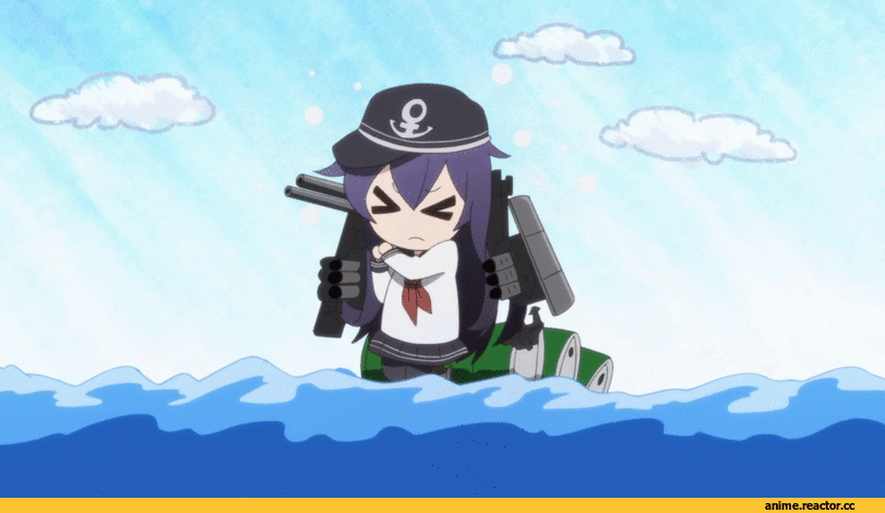 Akatsuki, Kantai Collection, Аниме гифки, Anime