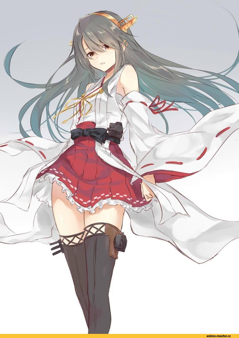 azuuru (azure0608), Haruna (Kantai Collection), Kantai Collection, Anime