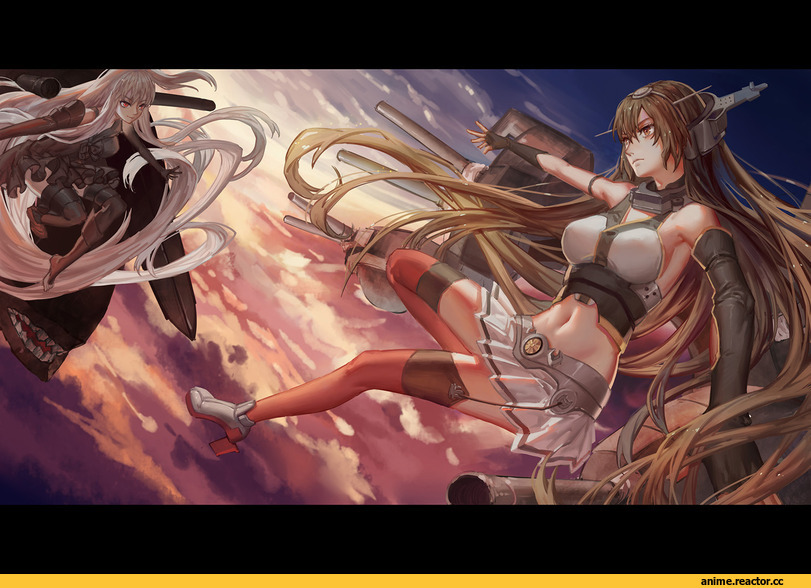 Nagato (Kantai Collection), Kantai Collection, Aircraft Carrier Hime, Anime Art, maomaozi, Anime