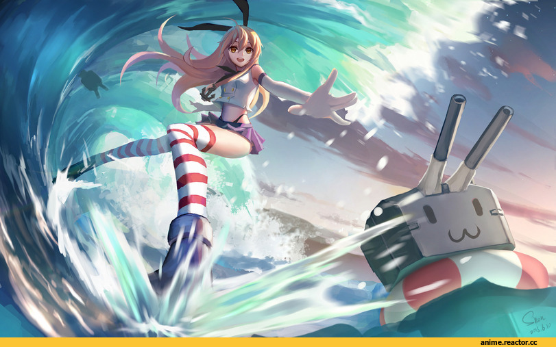 Shimakaze, Kantai Collection, shon, Anime