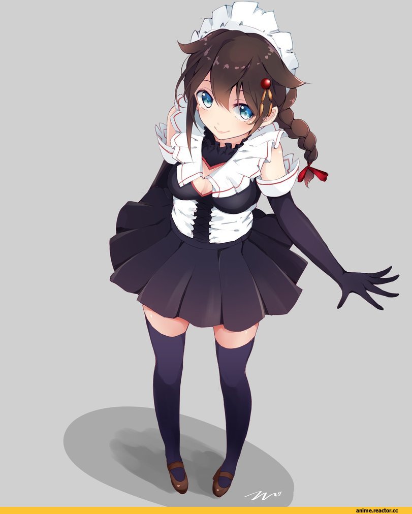 TBD11, Anime Art, Shigure (Kantai Collection), Kantai Collection, Maid, Anime