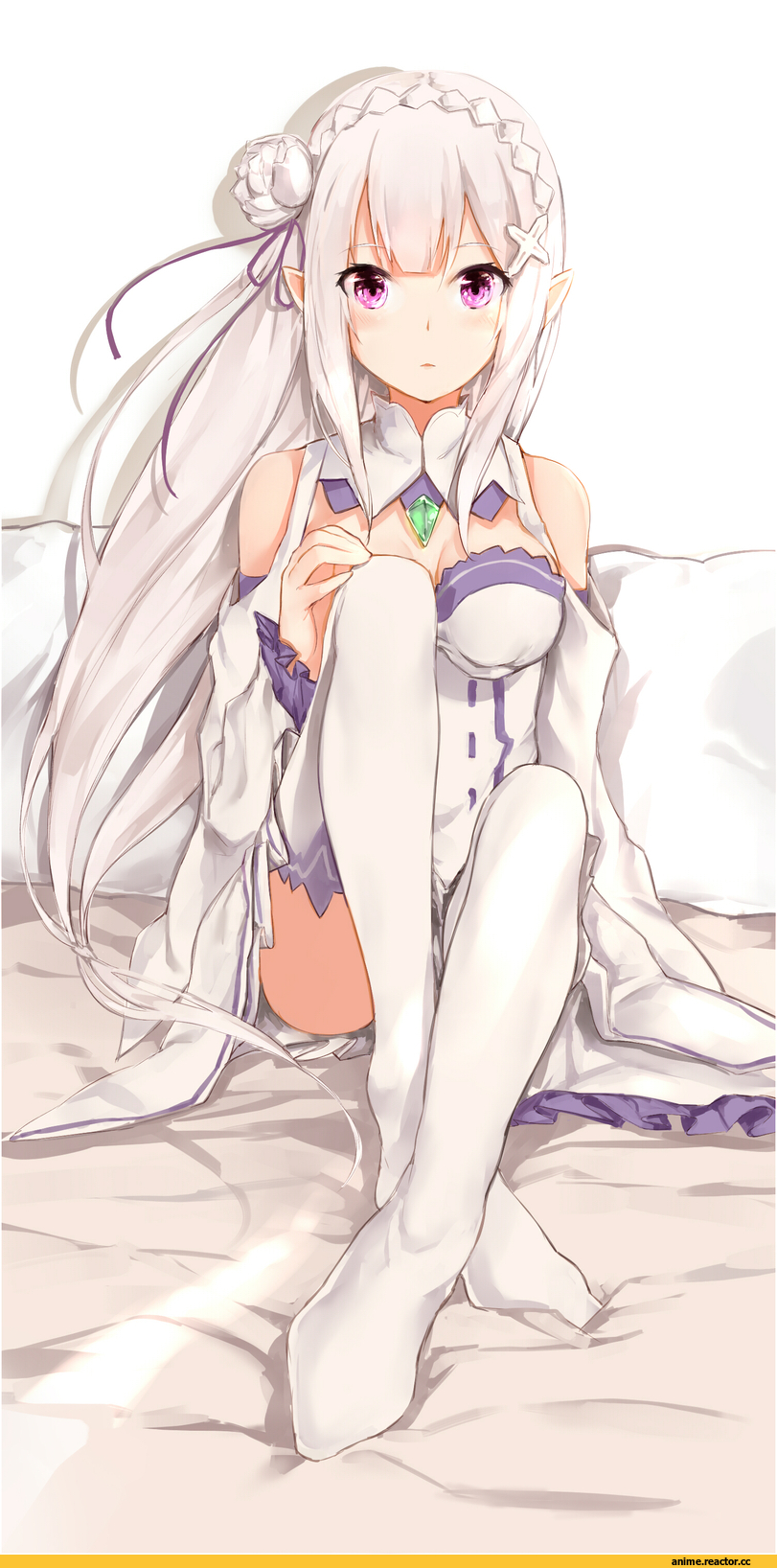 Emilia (re zero), Re Zero Kara Hajimeru Isekai Seikatsu, Silver (Chenwen), Anime