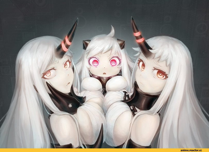 Northern Ocean Hime, Kantai Collection, Seaport Hime, Seaport Water Oni, Anime