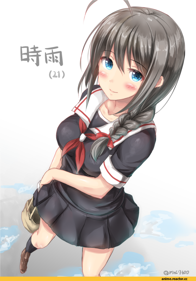 Shigure (Kantai Collection), Kantai Collection, feesu (rinc7600), Ichikawa Feesu, Anime