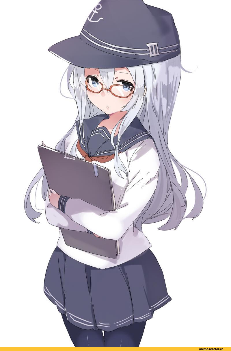 Sumisu (Mondo), Anime Art, Hibiki (Kantai Collection), Kantai Collection, Megane, Anime
