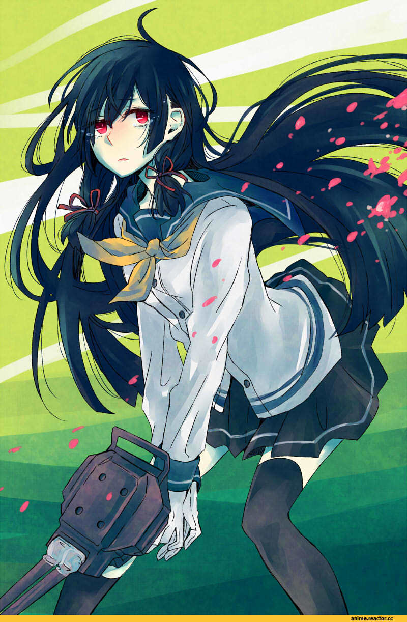 Isokaze (Kantai Collection), Kantai Collection, bluessk, Anime