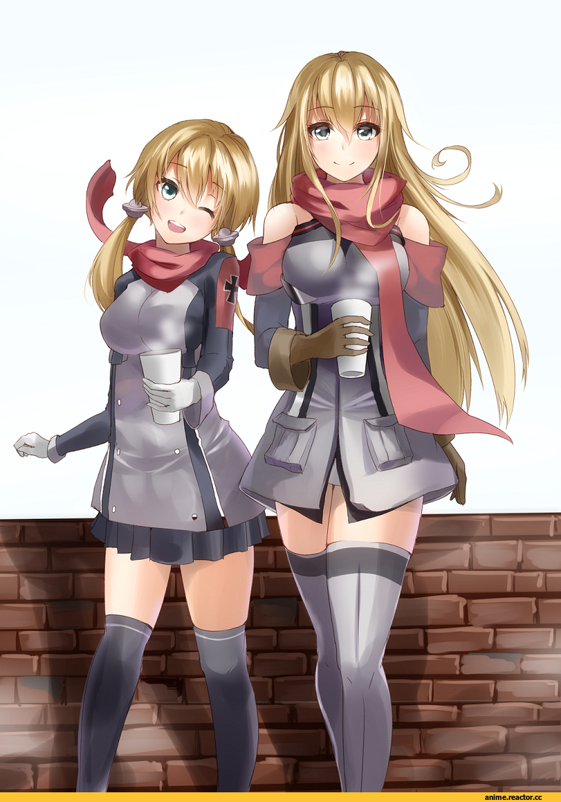 Bismarck (Kantai Collection), Kantai Collection, Prinz Eugen (Kantai Collection), Anime