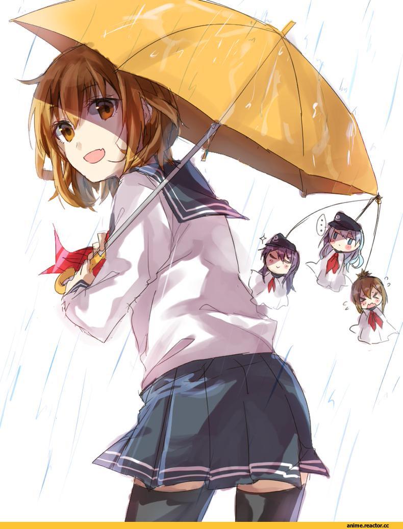 Ikazuchi, Kantai Collection, Akatsuki, Hibiki (Kantai Collection), Inazuma (Kantai Collection), Anime