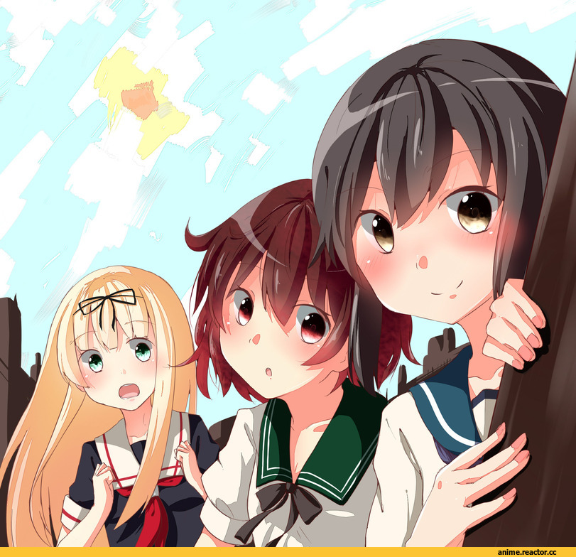 Fubuki (Kantai Collection), Kantai Collection, Mutsuki (Kantai Collection), yuudachi (kantai collection), maikuro, Anime