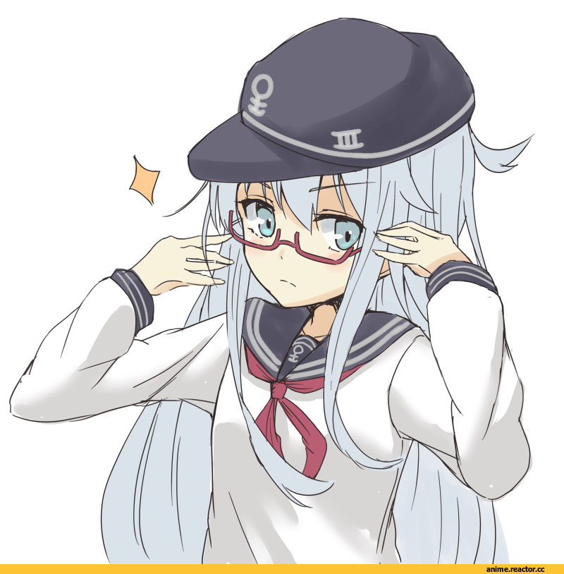 Hibiki (Kantai Collection), Kantai Collection, Megane, Anime