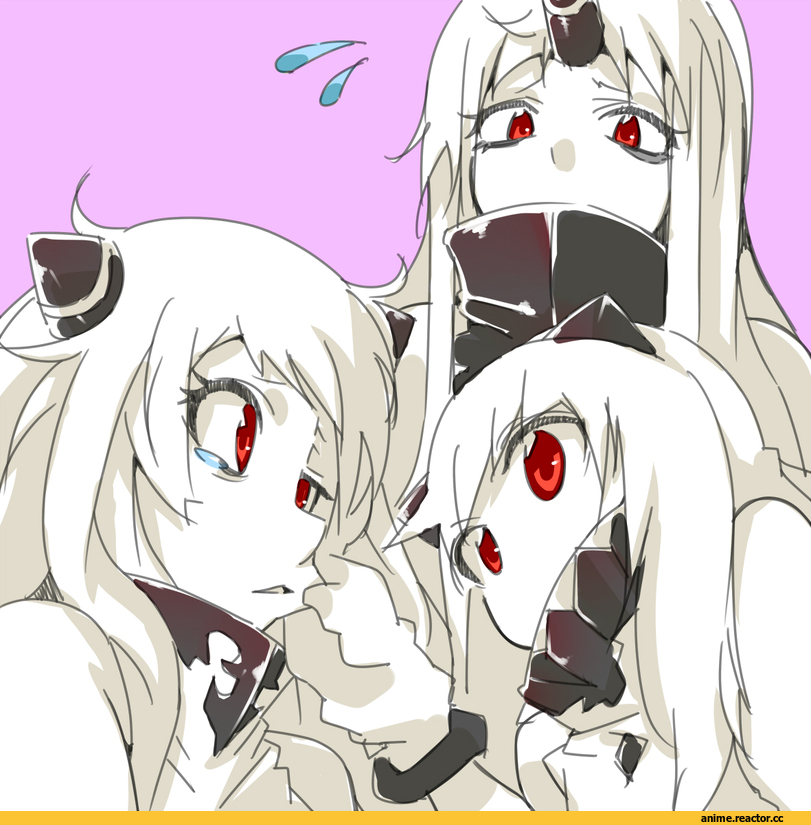 Northern Ocean Hime, Kantai Collection, Seaport Hime, Airfield Hime, Anime