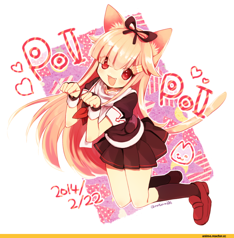 yuudachi (kantai collection), Kantai Collection, Anime Ears, neko, Anime