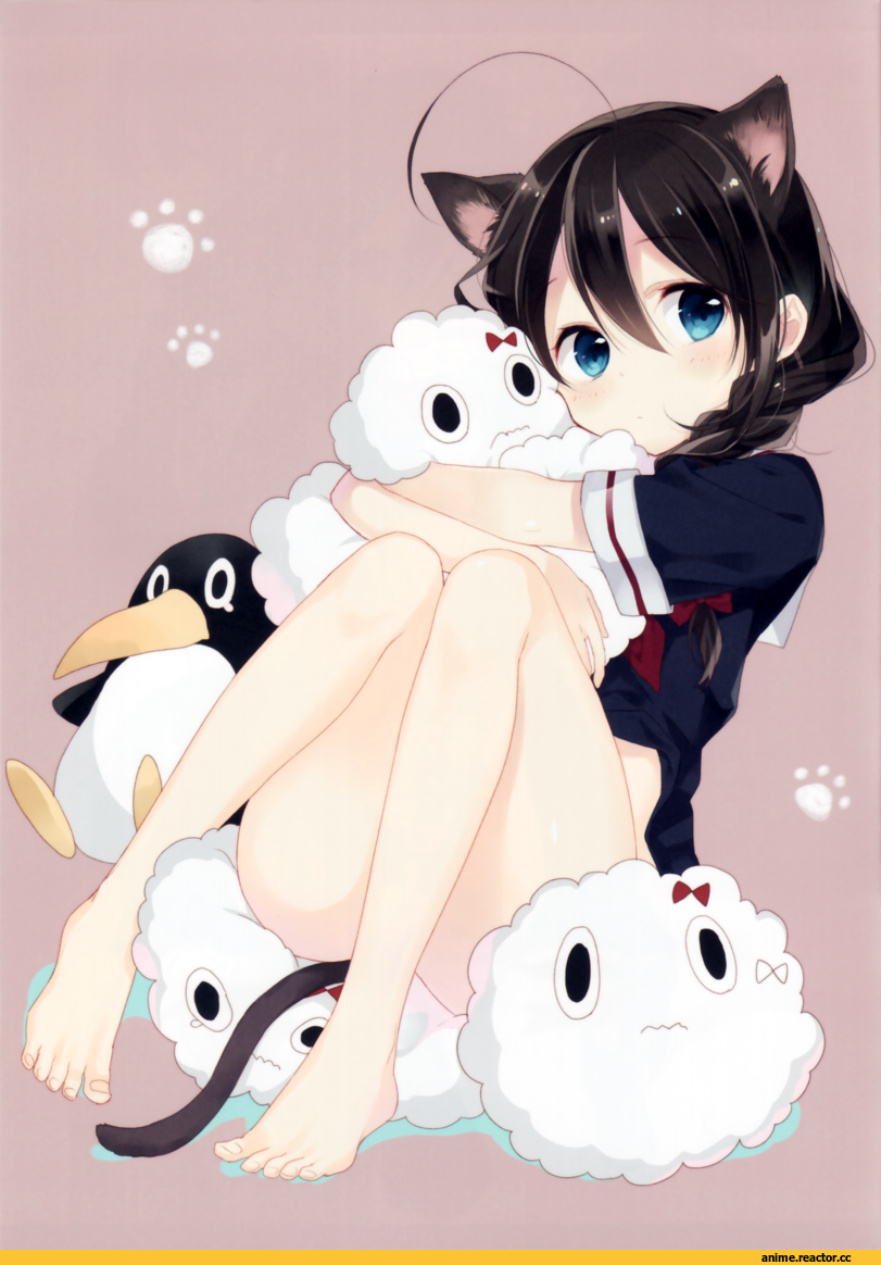 Shigure (Kantai Collection), Kantai Collection, Naoto (Tulip), Неко, Animal Ears, Anime
