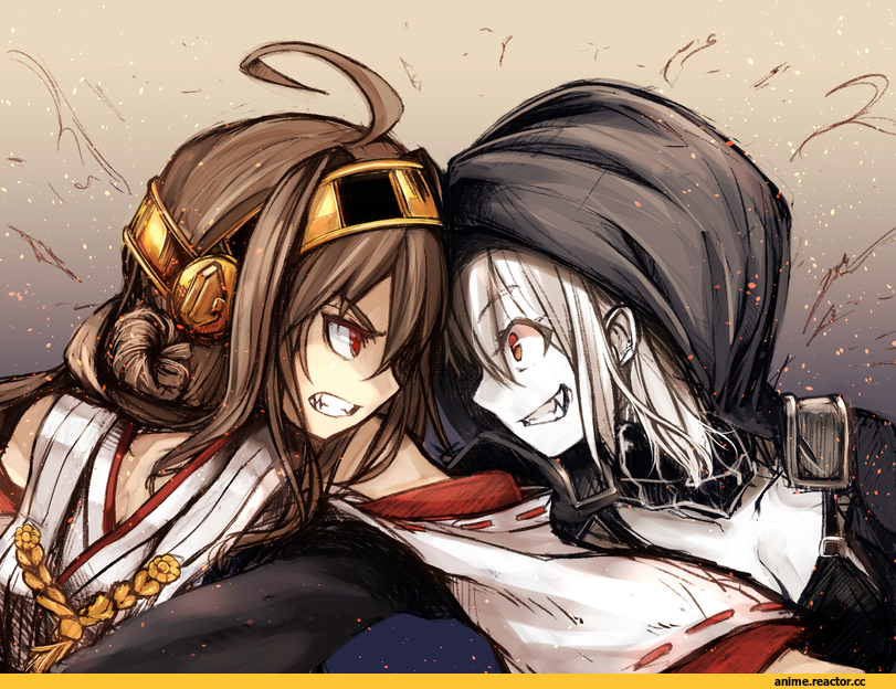 Anime Paint, Anime Art, Kongou (Kantai Collection), Kantai Collection, Re-class Battleship, ichifuji nitaka (phase nine), Anime