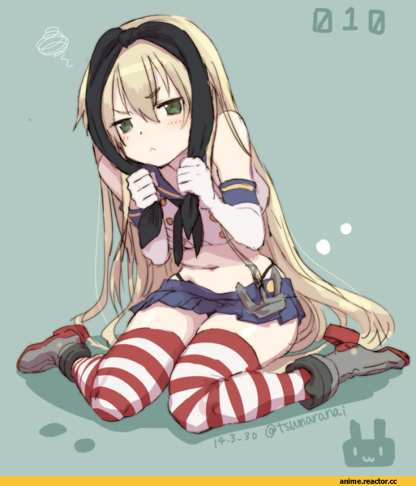 natsuhiko, shimakaze (kantai collection), Kantai Collection, Anime