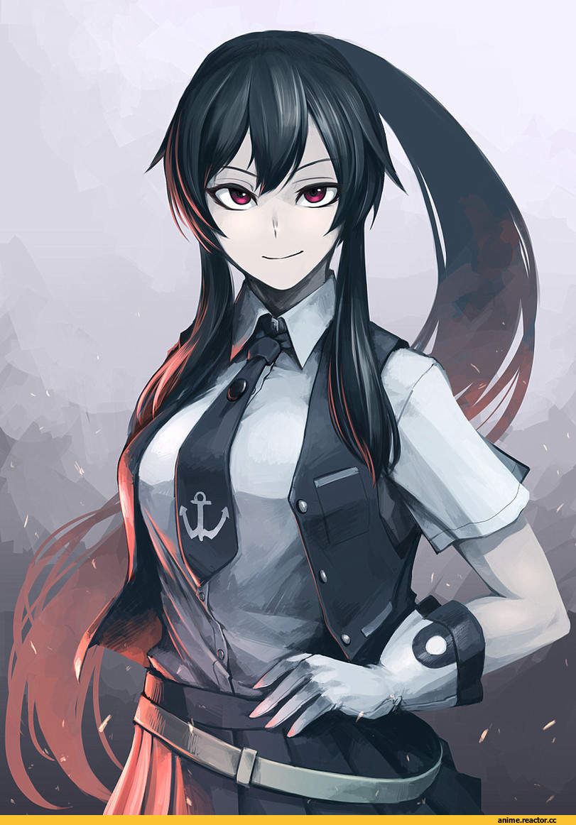 Yahagi, Kantai Collection, Hellshock, Anime Art, хайрез, удалённое, Anime