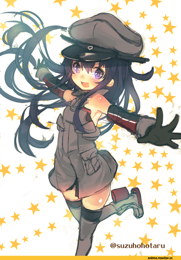 suzuho hotaru, Bismarck (Kantai Collection), Kantai Collection, akatsuki (kantai collection), Anime