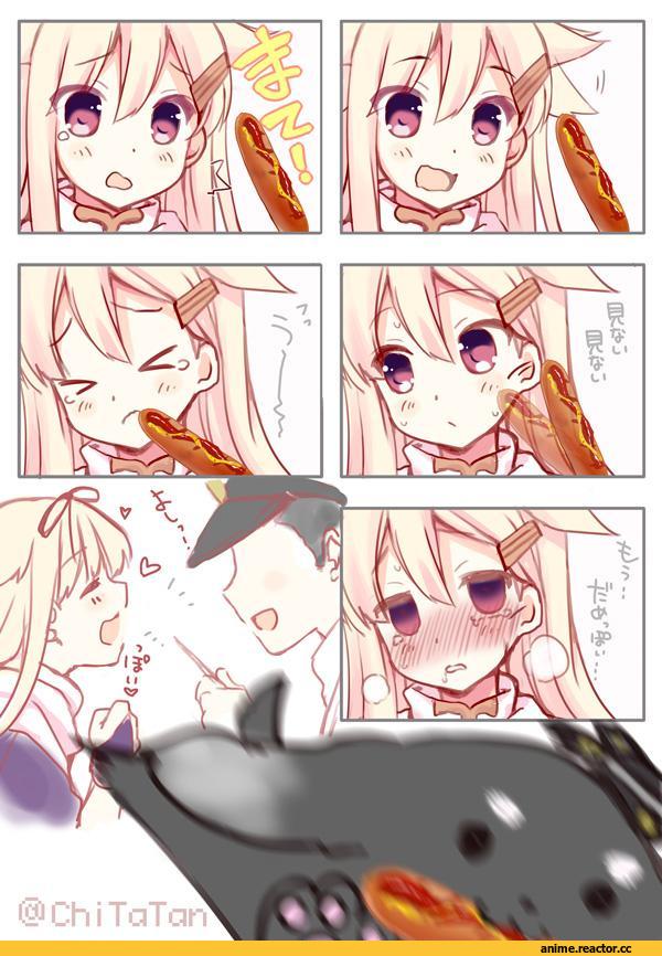 yuudachi (kantai collection), Kantai Collection, Admiral (Kantai Collection), Tokitsukaze (Kantai Collection), Кантай комиксы, Anime Комиксы, chika (toumei kousoku), Anime