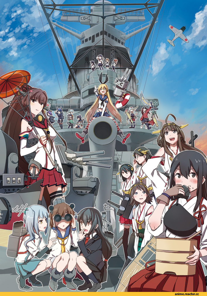 Akagi (Kantai Collection), akatsuki (kantai collection), Haruna (Kantai Collection), Hibiki (Kantai Collection), ikazuchi (kantai collection), Inazuma (Kantai Collection), Kongou (Kantai Collection), ryuujou (kantai collection), shimakaze (kantai collection), Tenryuu, Anime, Kantai Collection, kinuta kouji, Hatsushimo (kantai collection), Kako (Kantai Collection), yuubari (kantai collection), Kasumi (Kantai Collection), hiei (kantai collection), Kirishima (Kantai Collection), Yukikaze (Kantai Collection), Shoukaku (Kantai Collection), Tatsuta, Zuikaku (Kantai Collection), Yamato (Kantai Collection)