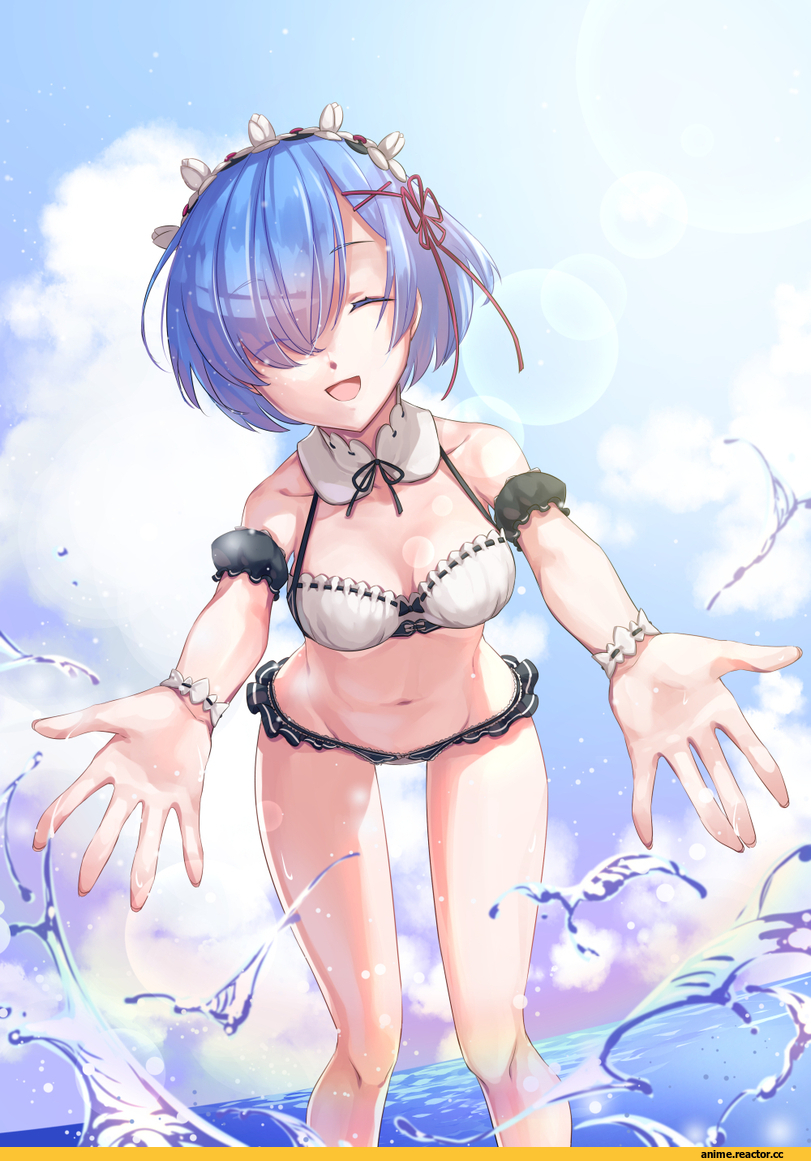 Rem (re zero), Re Zero Kara Hajimeru Isekai Seikatsu, Anime Ero Swim, Anime Ero, jh (jh4598), Anime