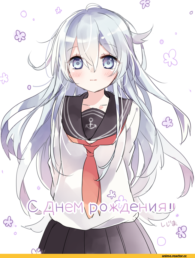 shijima (sjmr02), Hibiki (Kantai Collection), Kantai Collection, Anime