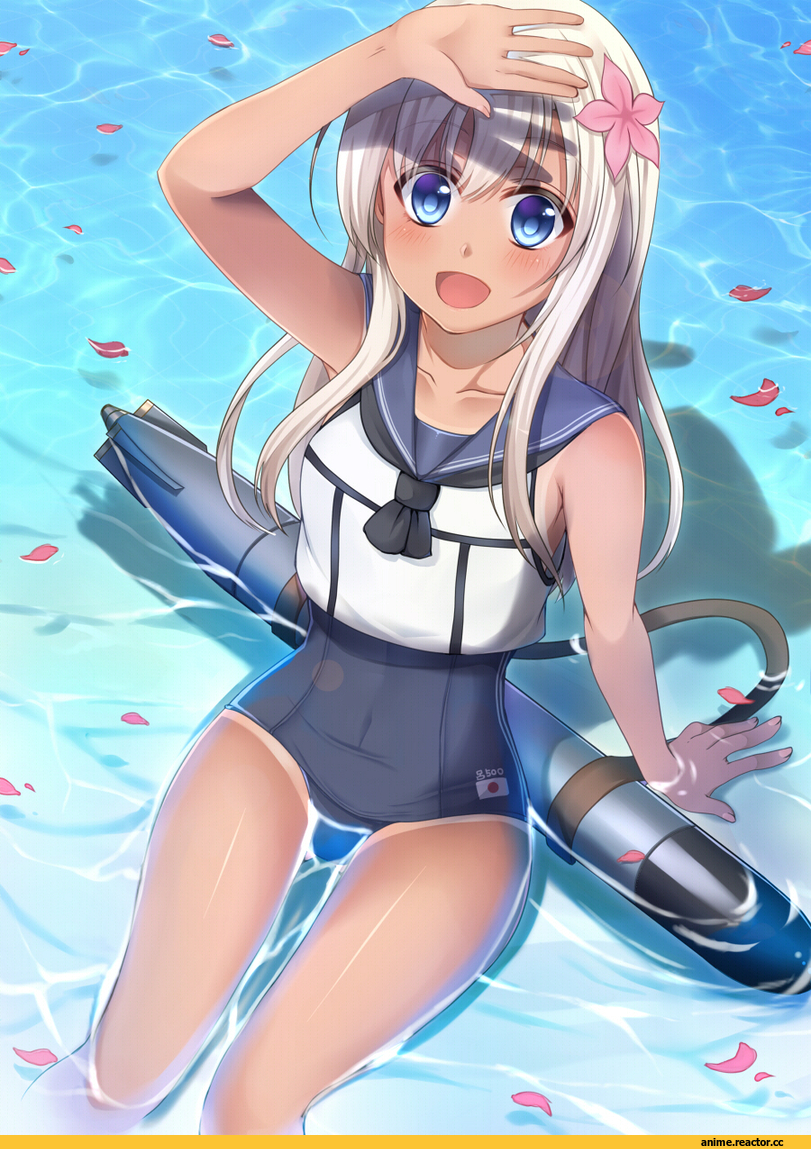 Ro-500 (Kantai Collection), Kantai Collection, hasu (velicia), Anime